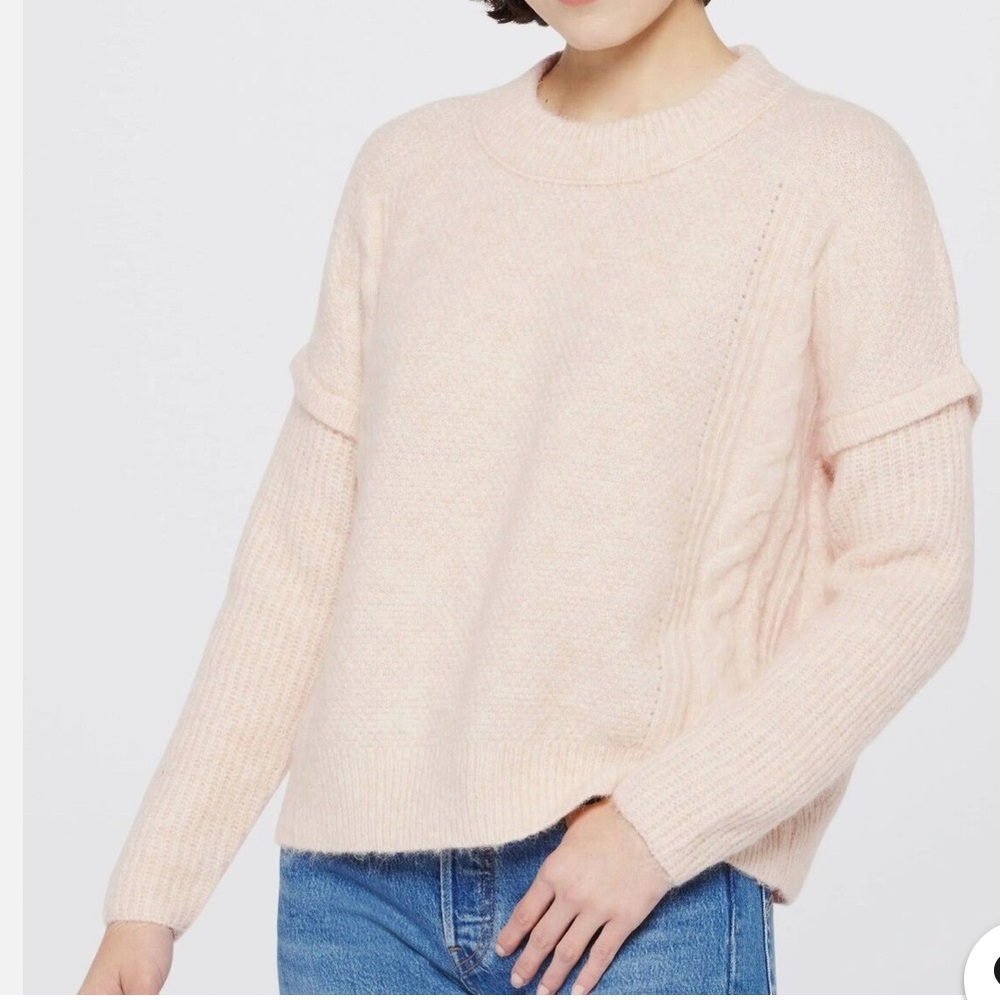 MADEWELL Cable Havener Pullover sweater. no stain in a new condition.